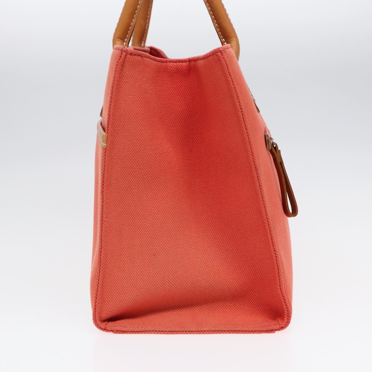 Burberry Orange Canvas Handbag (Pre-Owned)