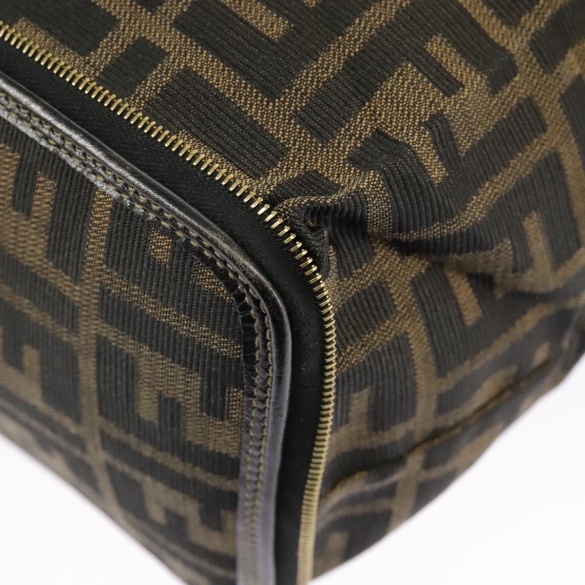Fendi Brown Canvas Tote Bag (Pre-Owned)