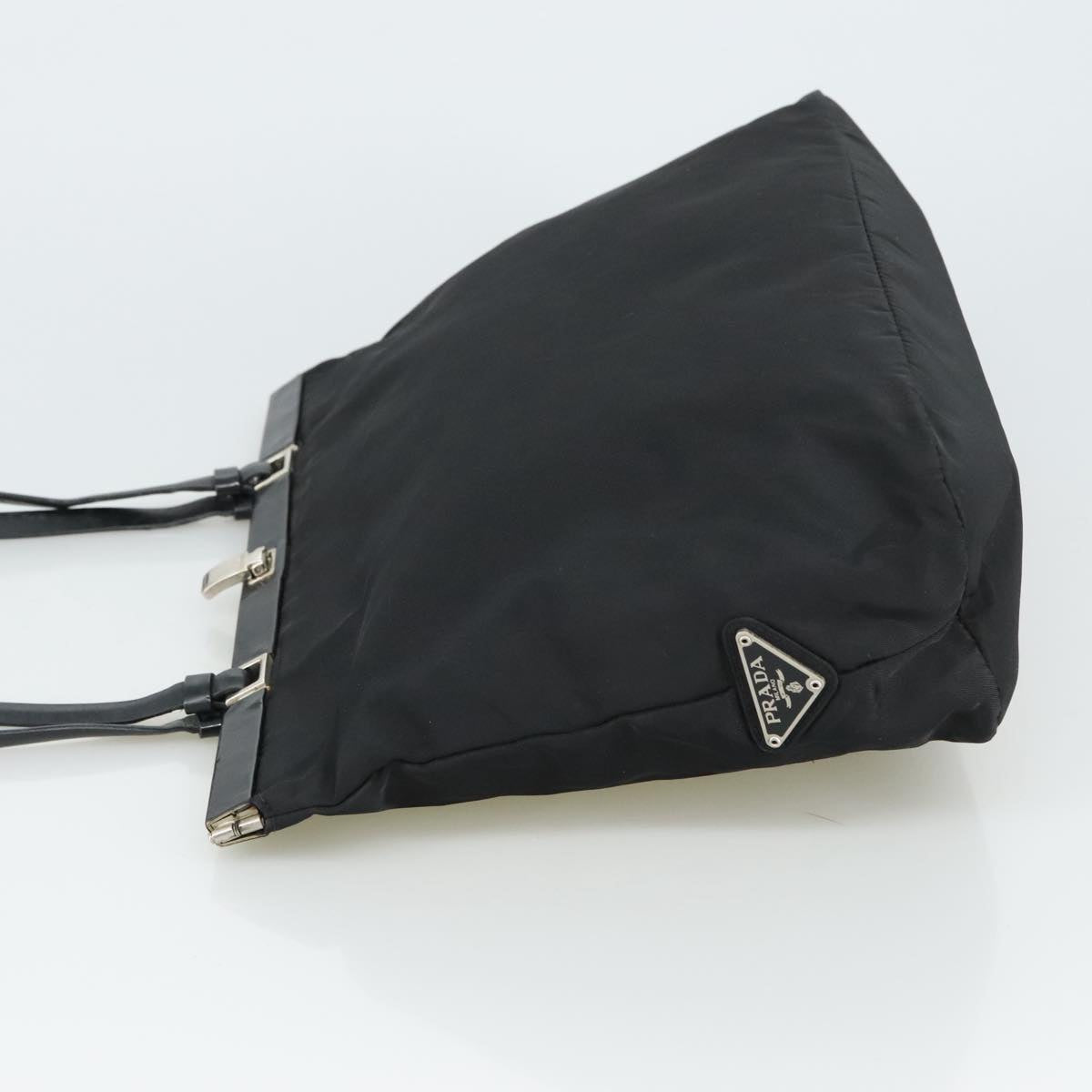Prada Tessuto Black Synthetic Tote Bag (Pre-Owned)