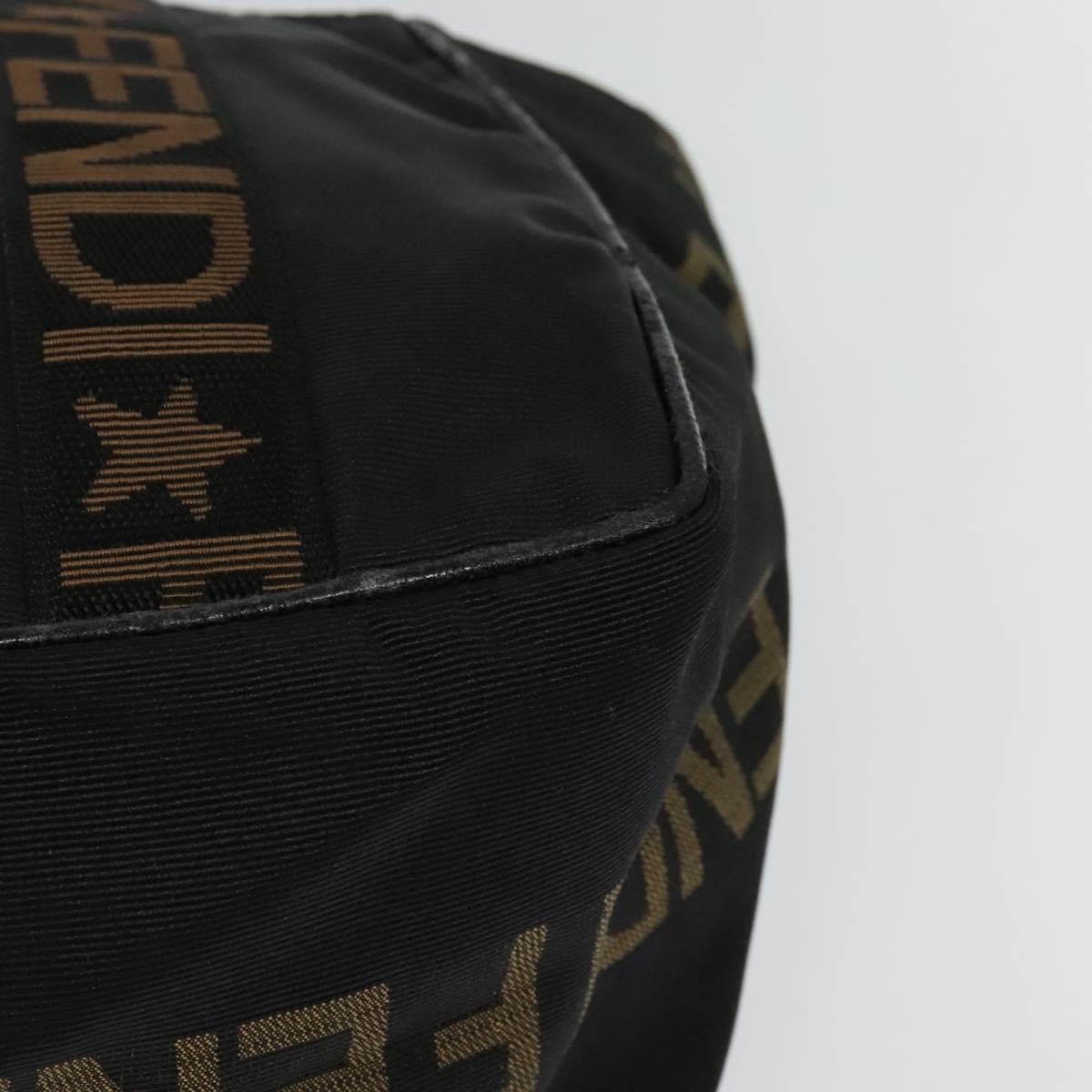 Fendi Roma Black Canvas Tote Bag (Pre-Owned)