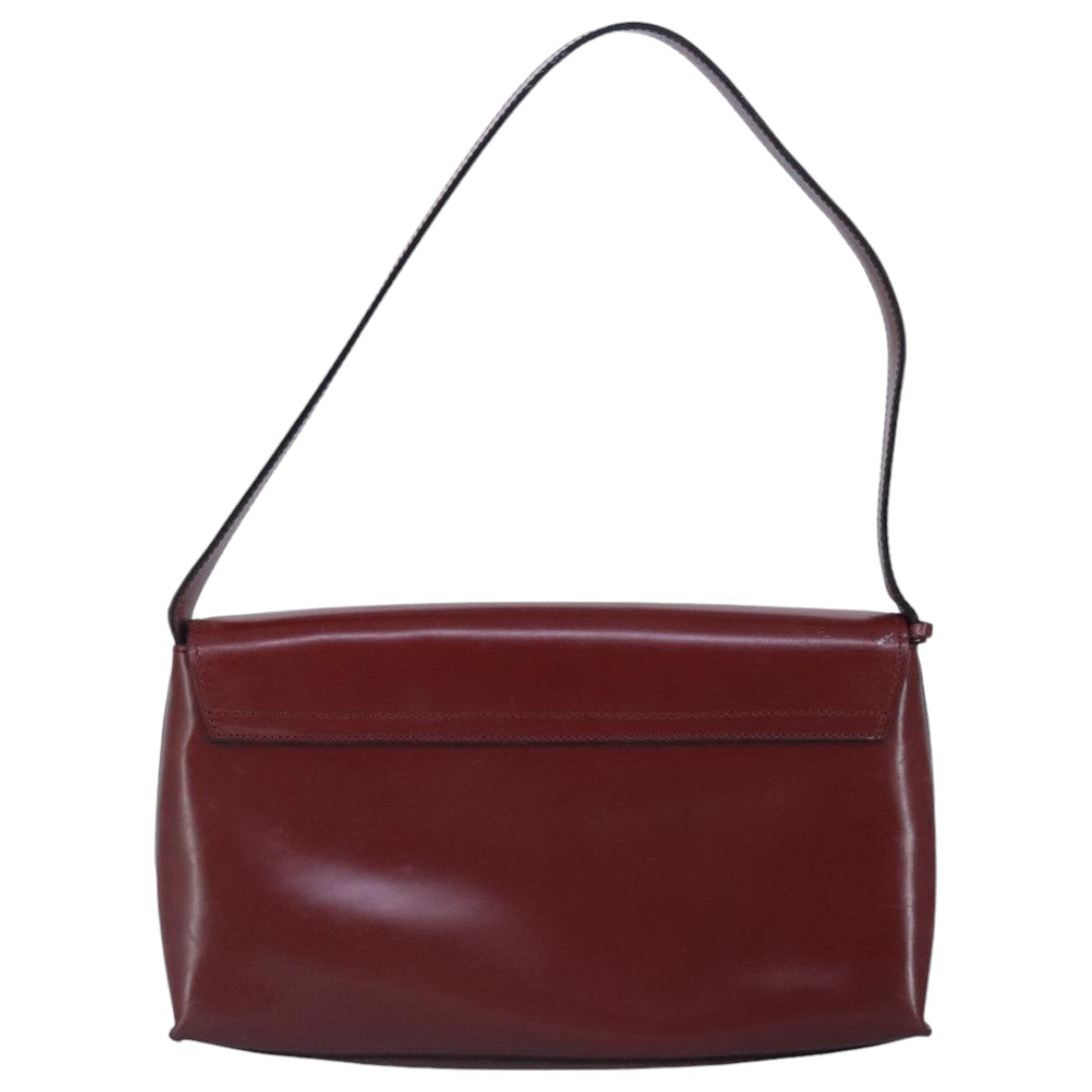 Burberry Red Leather Shoulder Bag (Pre-Owned)