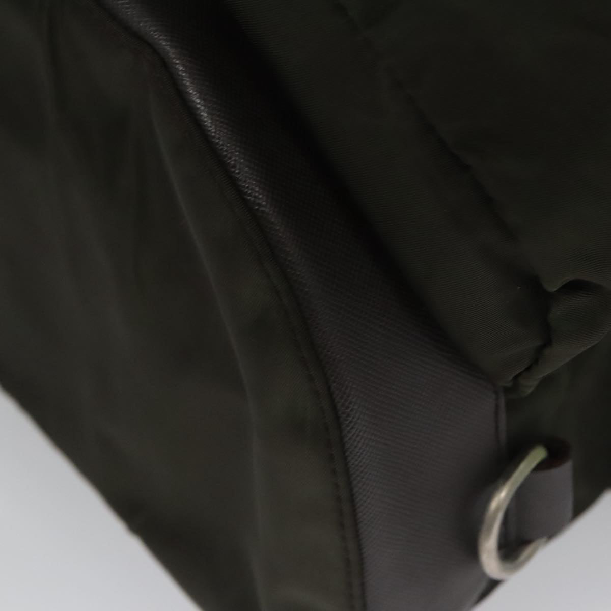 Prada Re-Nylon Khaki Synthetic Backpack Bag (Pre-Owned)