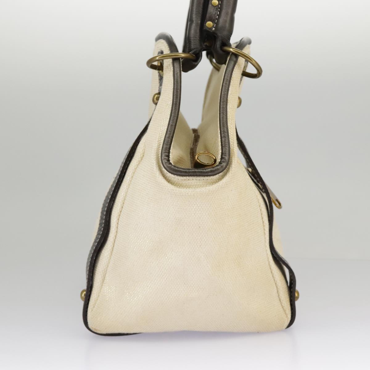 Burberry Blue Label Beige Canvas Tote Bag (Pre-Owned)