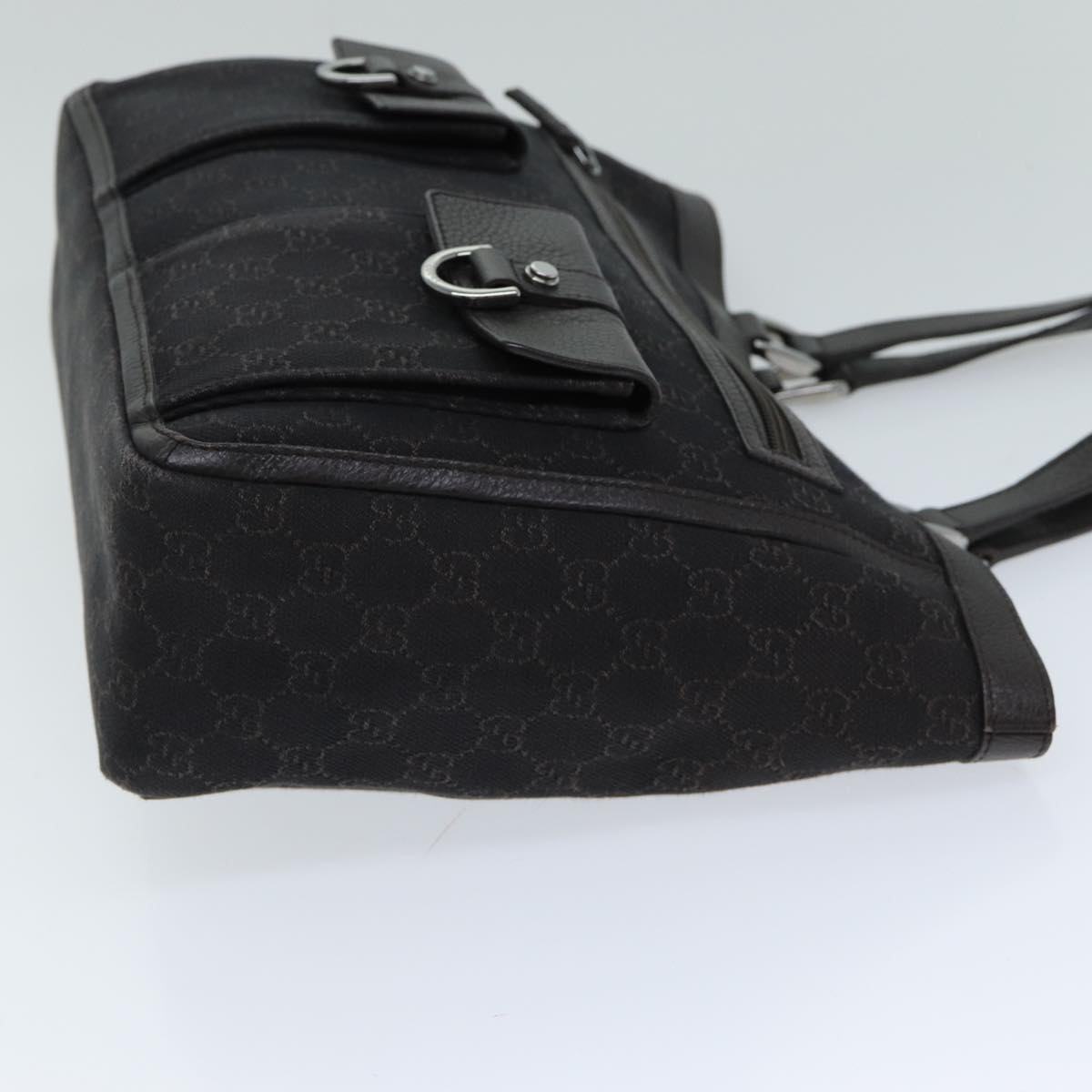 Gucci Abbey Brown Canvas Tote Bag (Pre-Owned)