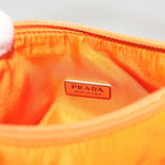 Prada Tessuto Orange Synthetic Handbag (Pre-Owned)