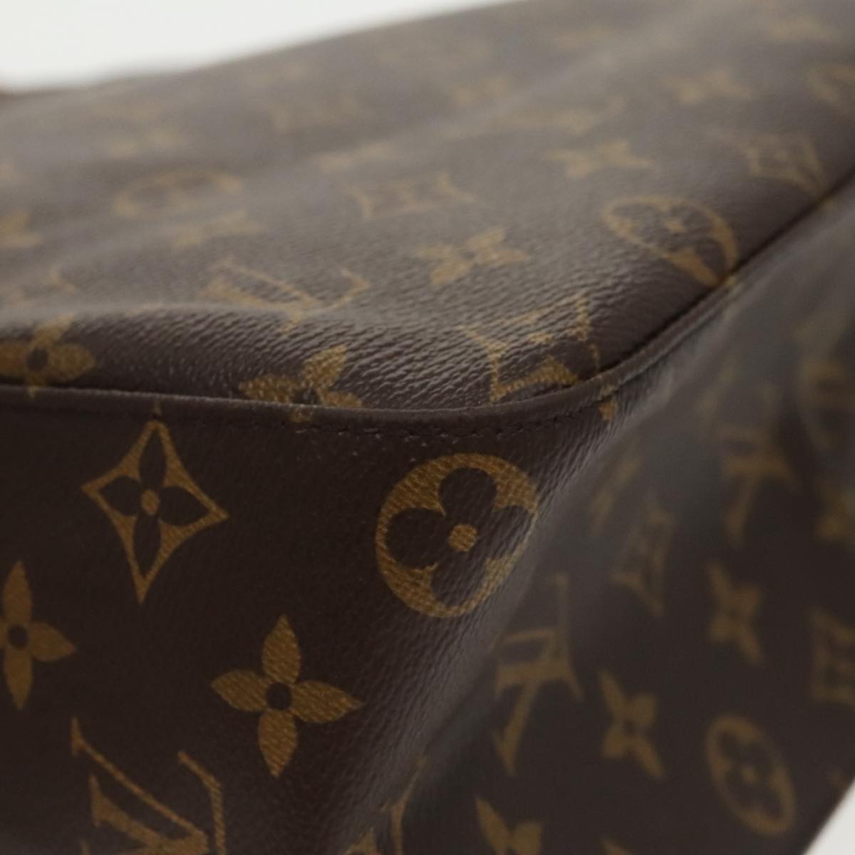 Louis Vuitton Looping Gm Brown Canvas Handbag (Pre-Owned)