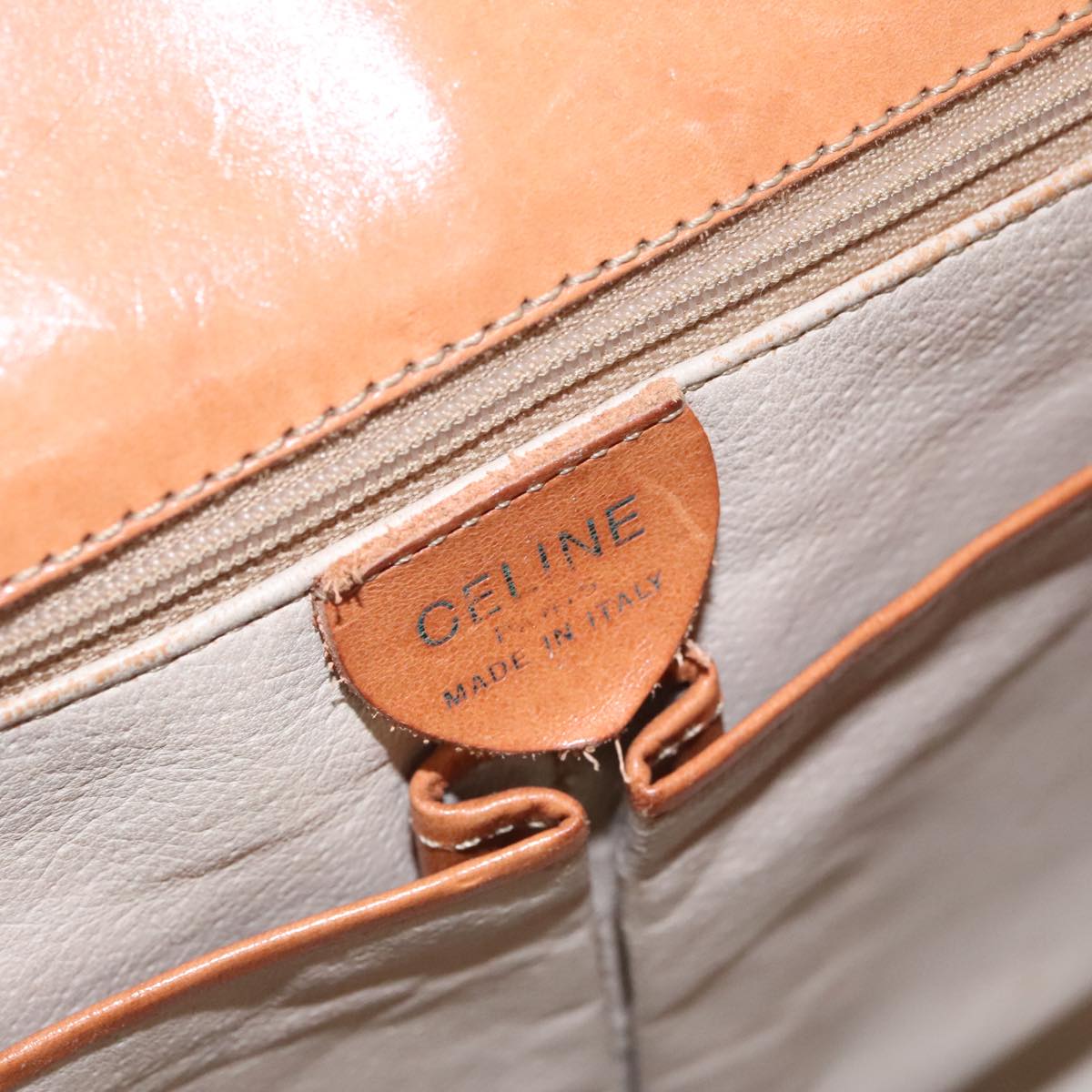 Céline Macadam Brown Canvas Shoulder Bag (Pre-Owned)