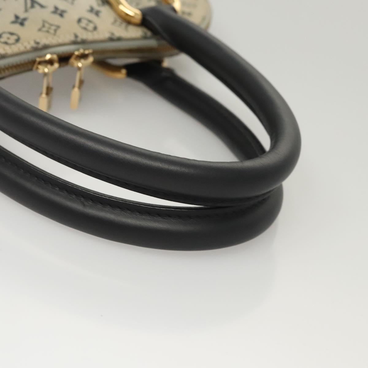 Louis Vuitton Alma Mini Black Canvas Handbag (Pre-Owned)