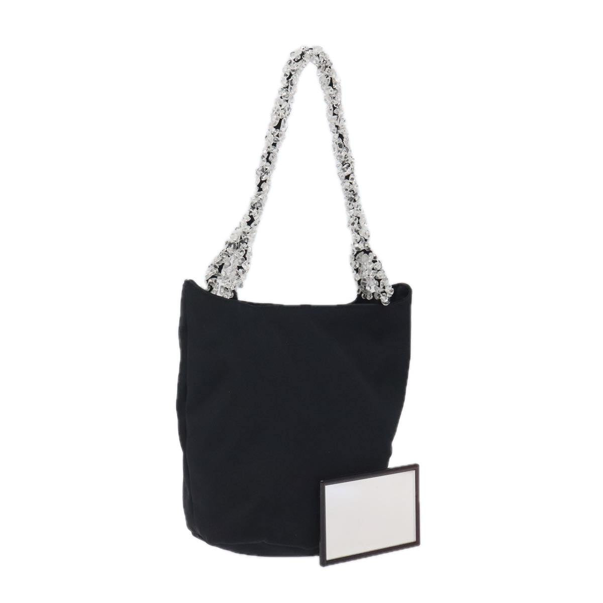 Bottega Veneta Black Nylon Handbag (Pre-Owned)
