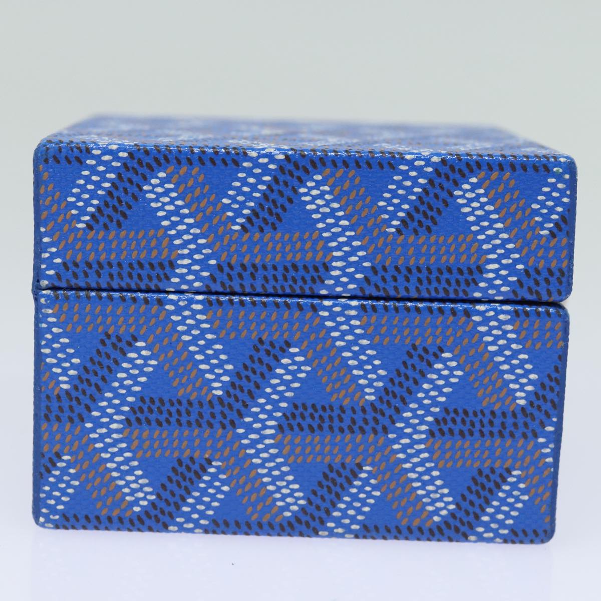 Goyard Herringbone Blue Canvas Jewelleryset Jewelry (Pre-Owned)