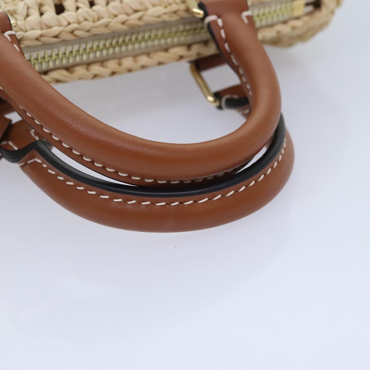 Louis Vuitton Nano Speedy Beige Synthetic Handbag (Pre-Owned)