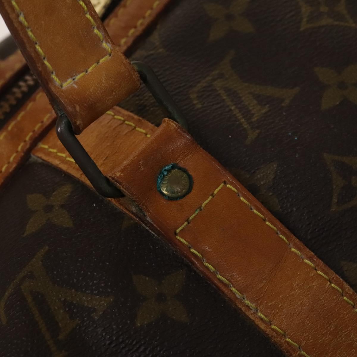 Louis Vuitton Sac Souple Brown Canvas Travel Bag (Pre-Owned)