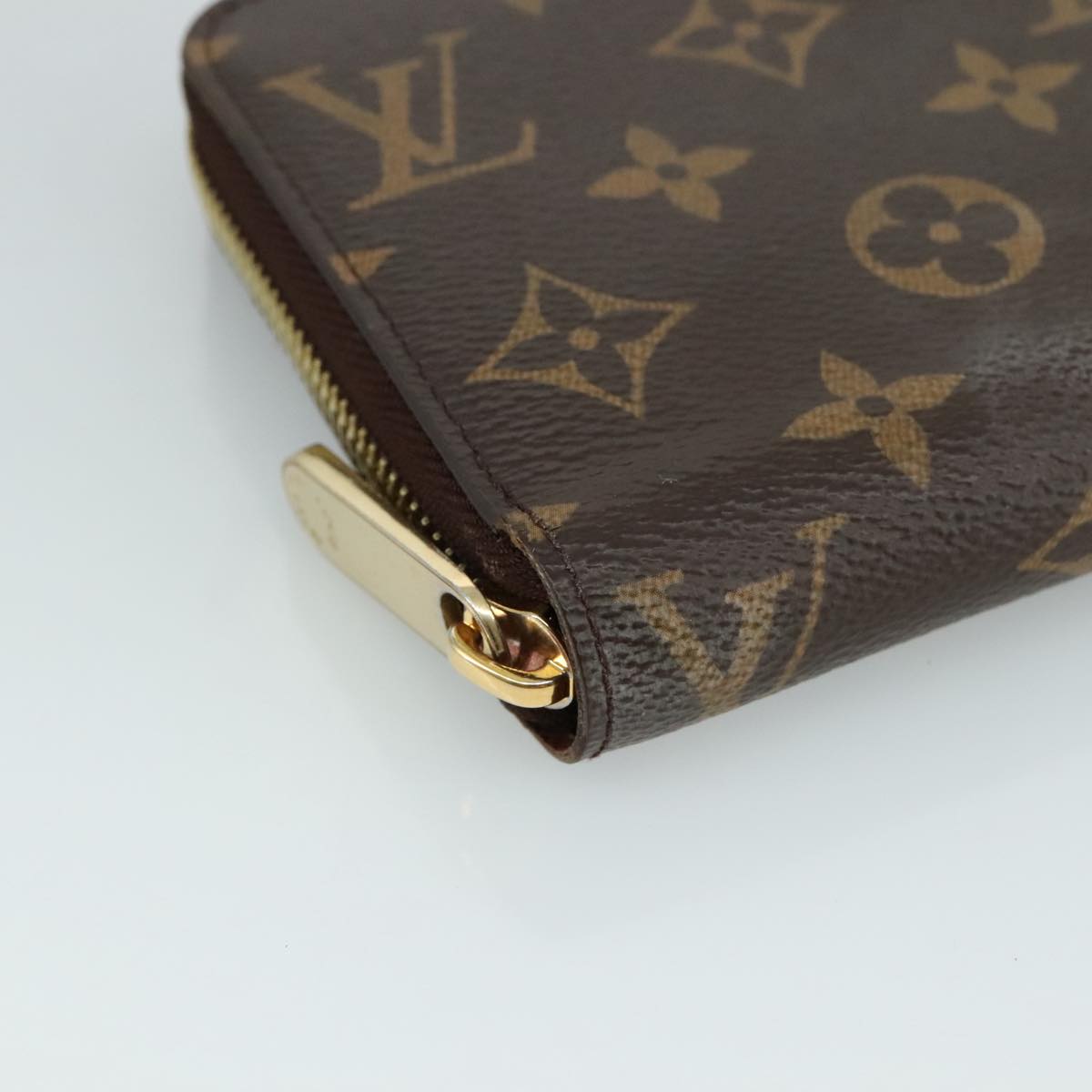 Louis Vuitton Zippy Wallet Brown Canvas Wallet  (Pre-Owned)