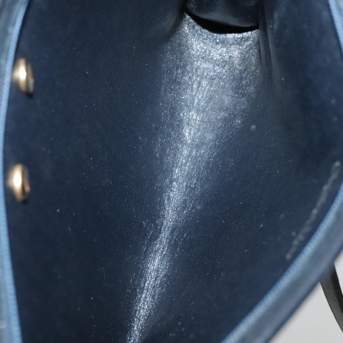 Dior Trotter Navy Canvas Shoulder Bag (Pre-Owned)