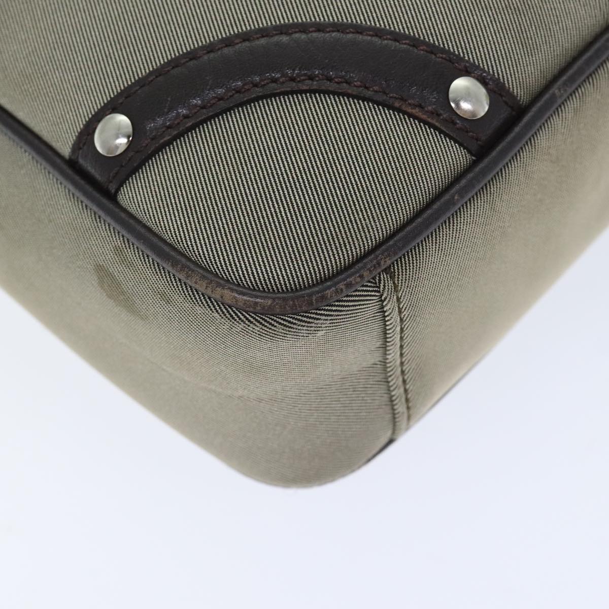 Burberry Nova Check Grey Synthetic Shoulder Bag (Pre-Owned)