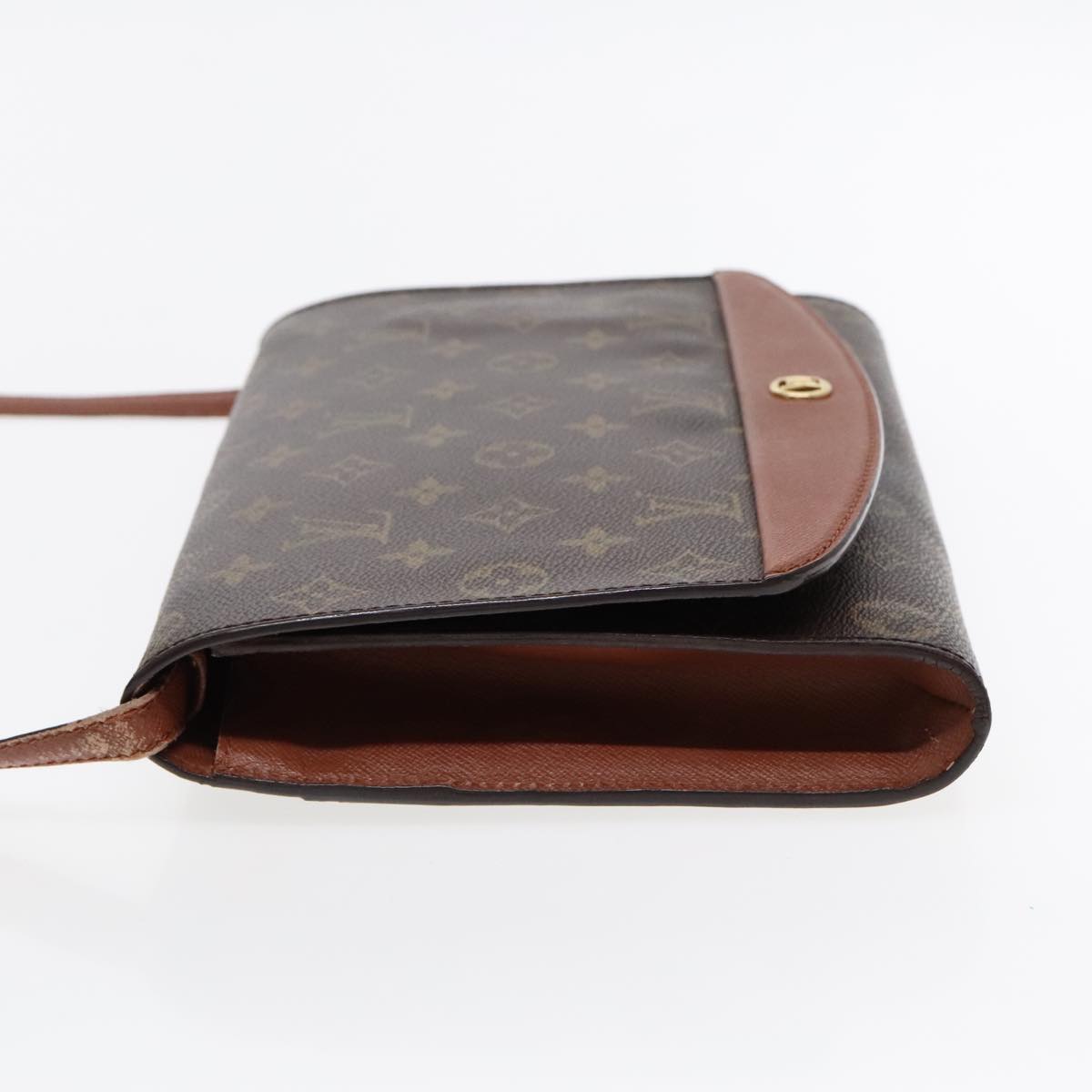 Louis Vuitton Bordeaux Brown Canvas Shoulder Bag (Pre-Owned)