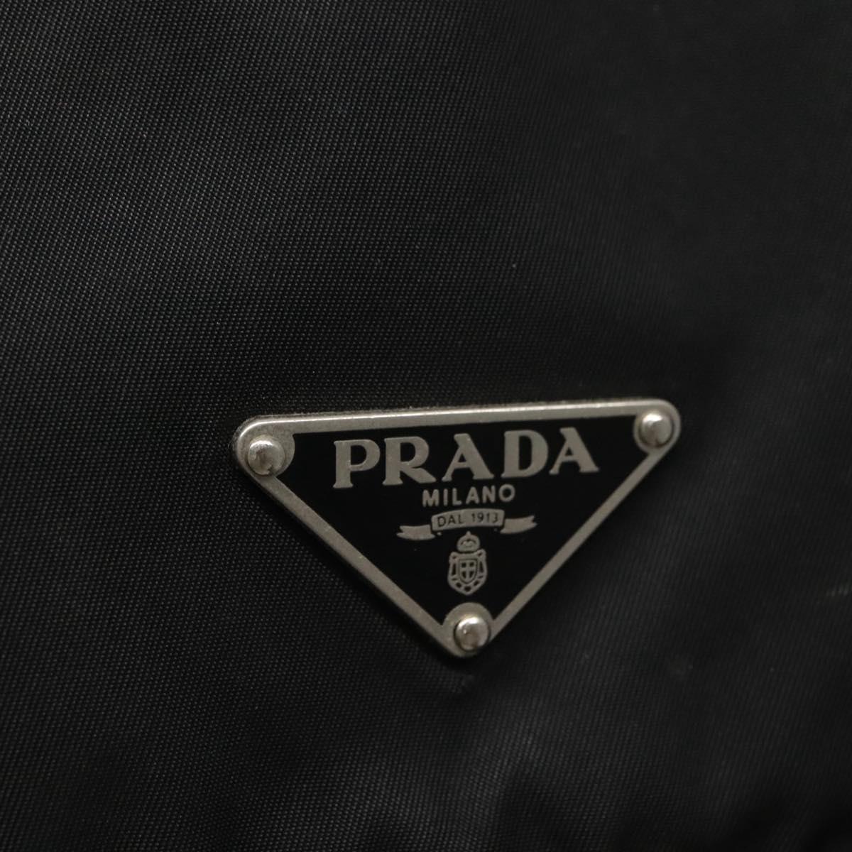 Prada Re-Nylon Black Synthetic Shoulder Bag (Pre-Owned)
