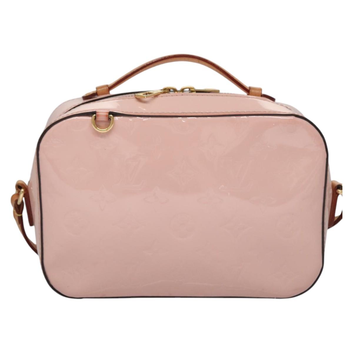 Louis Vuitton Santa Monica Pink Patent Leather Shoulder Bag (Pre-Owned)