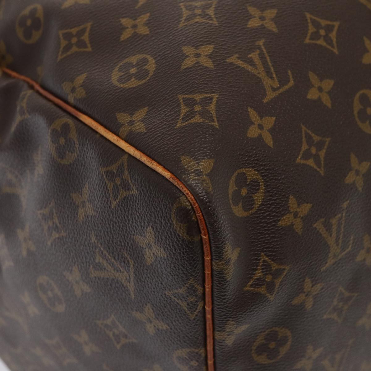 Louis Vuitton Keepall 60 Brown Canvas Travel Bag (Pre-Owned)