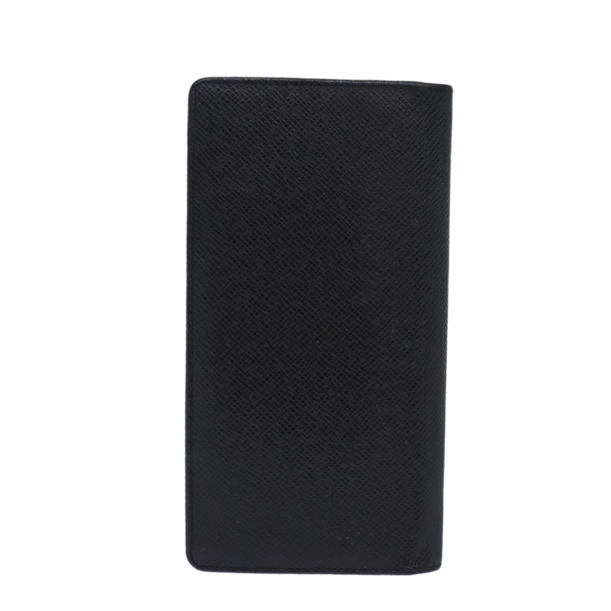 Louis Vuitton Portefeuille Brazza Black Leather Wallet  (Pre-Owned)