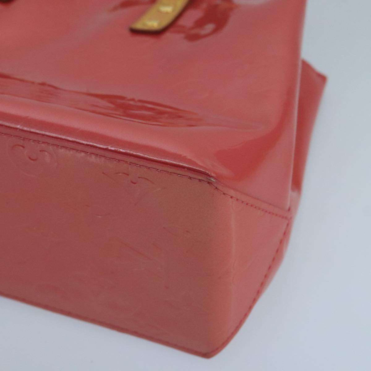 Louis Vuitton Reade Red Patent Leather Handbag (Pre-Owned)