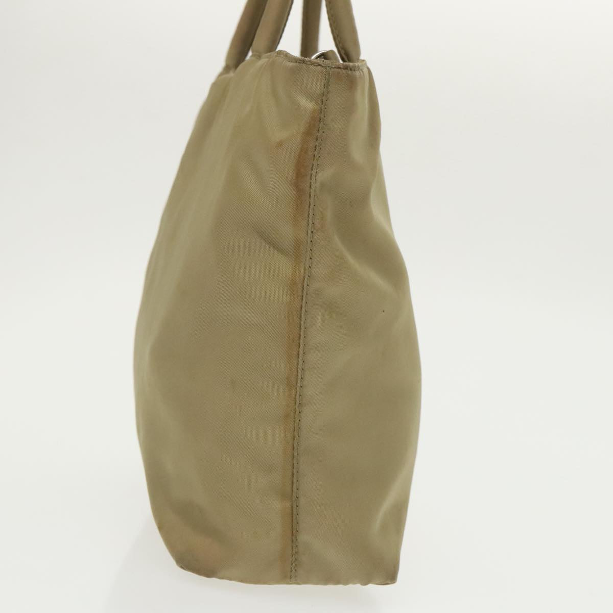 Prada Tessuto Beige Synthetic Tote Bag (Pre-Owned)