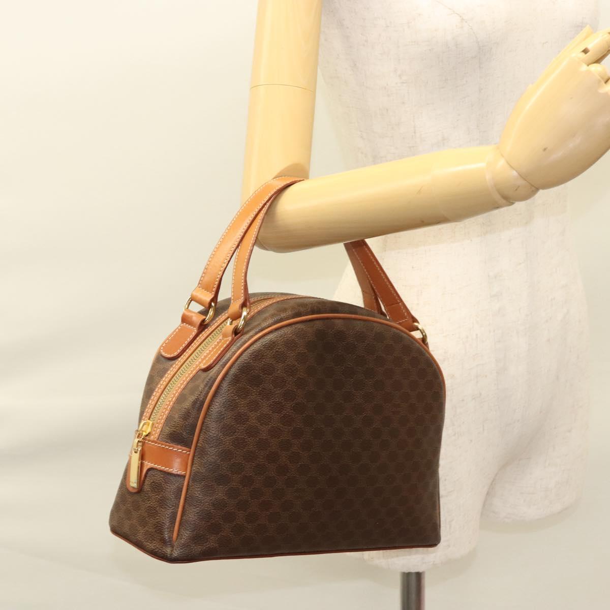 Céline Macadam Brown Canvas Handbag (Pre-Owned)