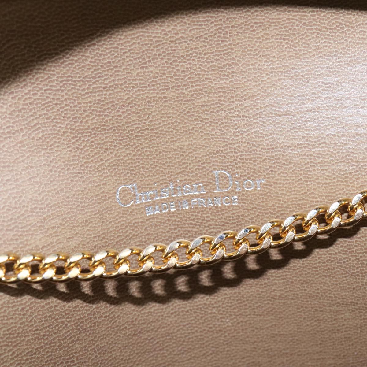 Dior Honeycomb Beige Canvas Shoulder Bag (Pre-Owned)