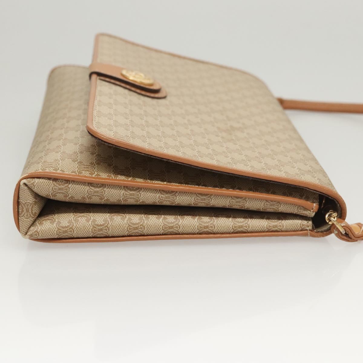 Céline Macadam Beige Canvas Shoulder Bag (Pre-Owned)