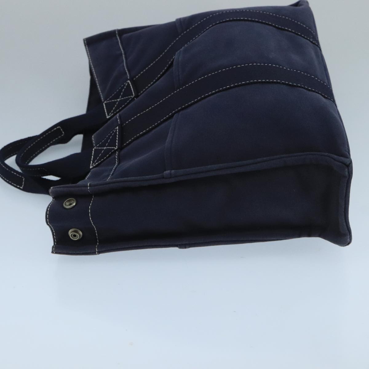 Hermès Deauville Navy Canvas Tote Bag (Pre-Owned)