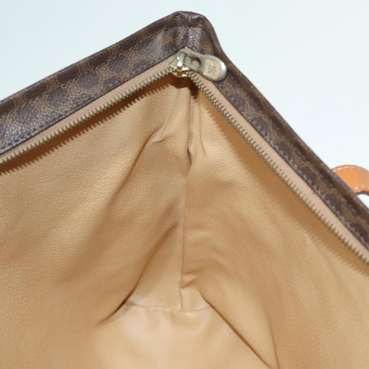 Céline Triomphe Brown Canvas Tote Bag (Pre-Owned)