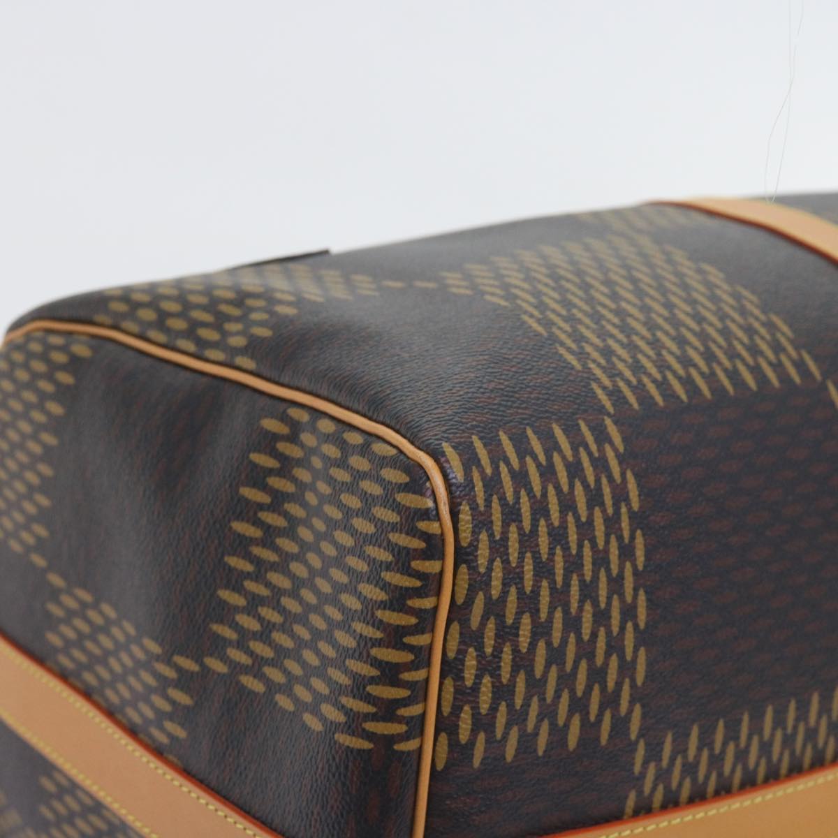 Louis Vuitton Keepall Bandouliere 50 Brown Canvas Travel Bag (Pre-Owned)