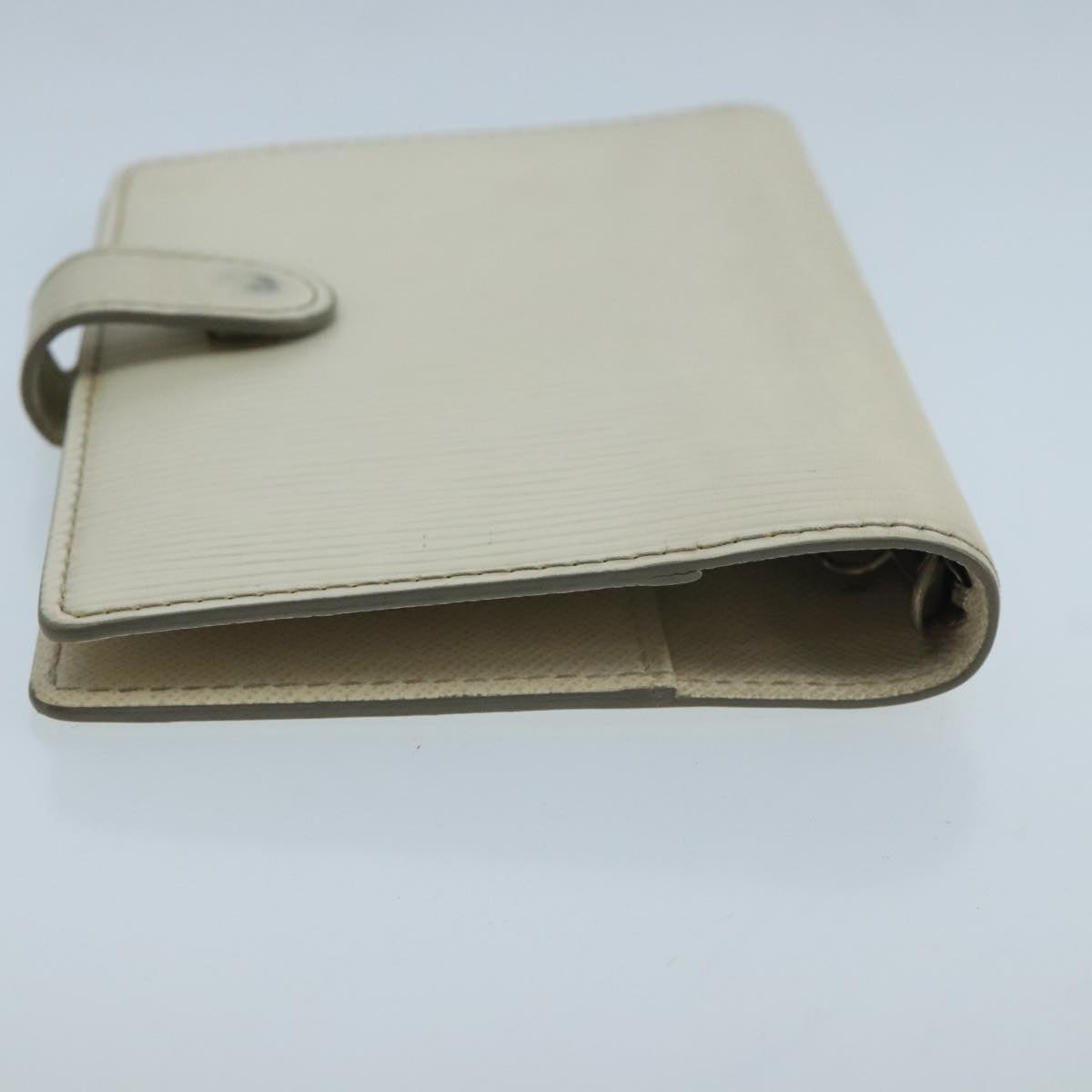 Louis Vuitton Agenda Pm White Leather Wallet  (Pre-Owned)