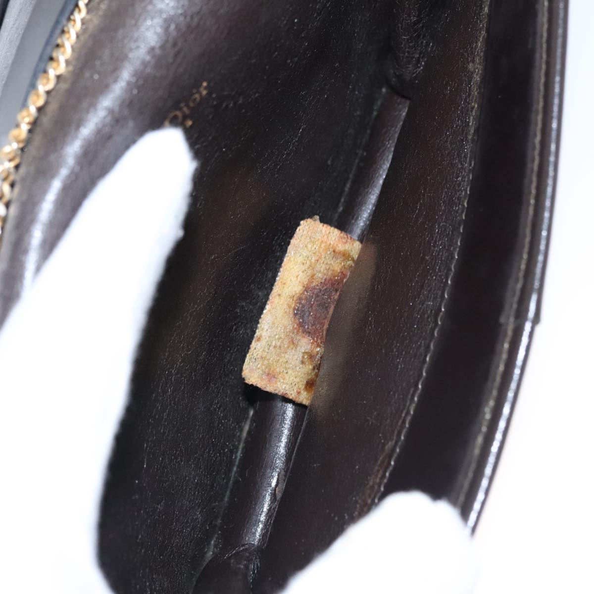 Dior Trotter Brown Canvas Shoulder Bag (Pre-Owned)
