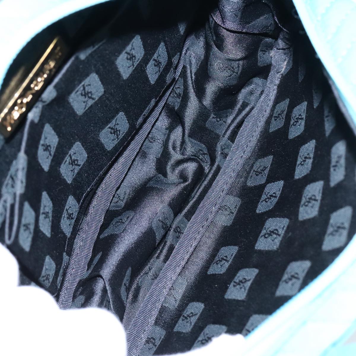 Yves Saint Laurent Turquoise Synthetic Handbag (Pre-Owned)