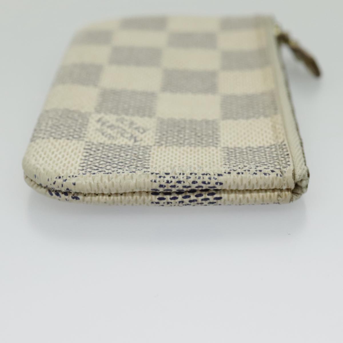 Louis Vuitton Pochette Clés White Canvas Wallet  (Pre-Owned)