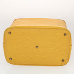 Louis Vuitton Boston Yellow Leather Travel Bag (Pre-Owned)