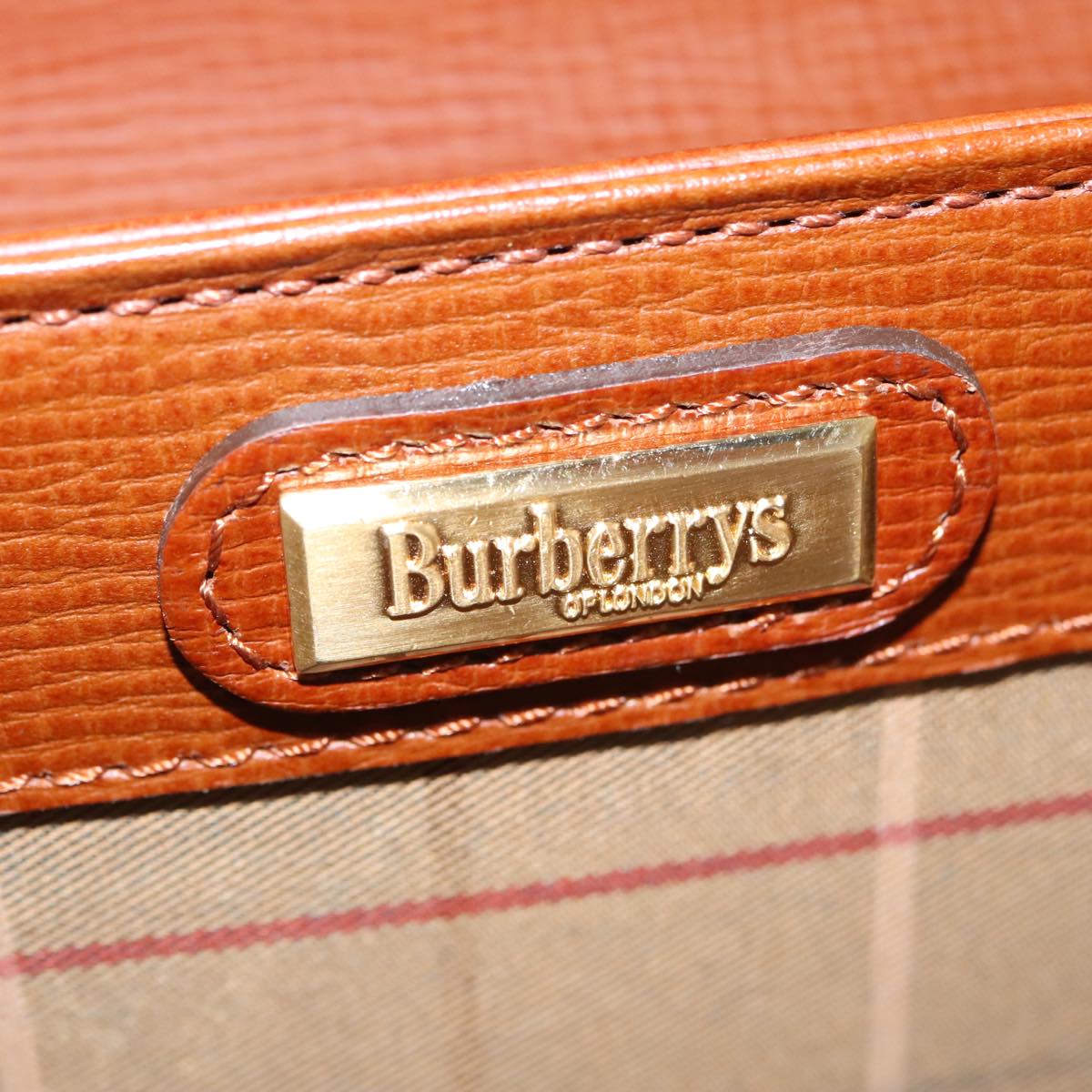 Burberry Brown Leather Briefcase Bag (Pre-Owned)