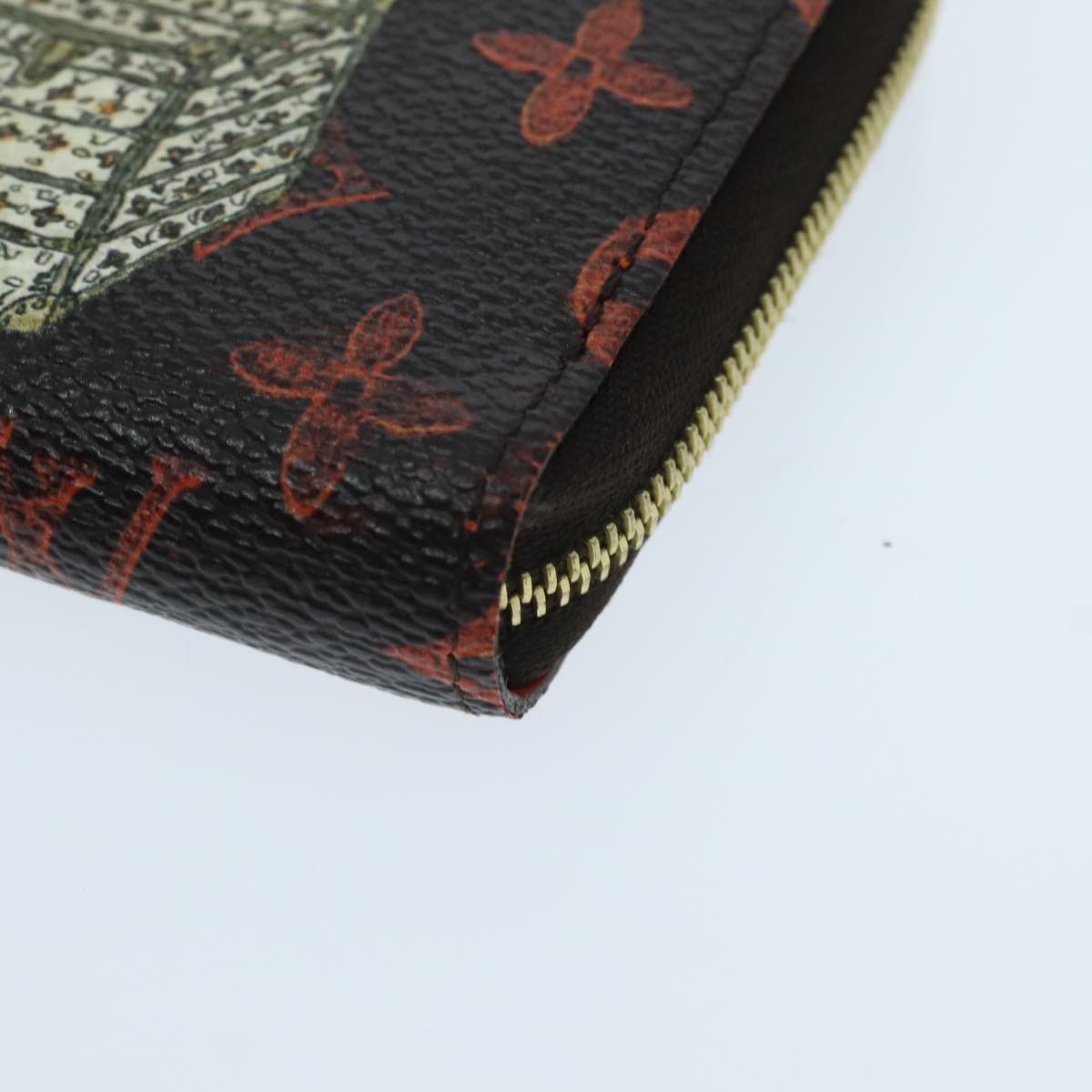 Louis Vuitton Coin Purse Brown Canvas Wallet  (Pre-Owned)
