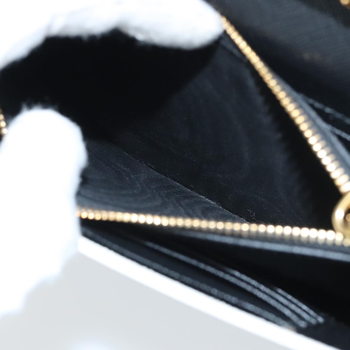 Prada Saffiano White Leather Clutch Bag (Pre-Owned)