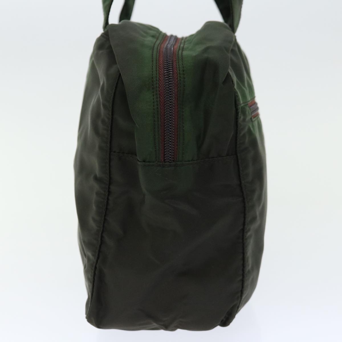 Prada Tessuto Green Synthetic Handbag (Pre-Owned)