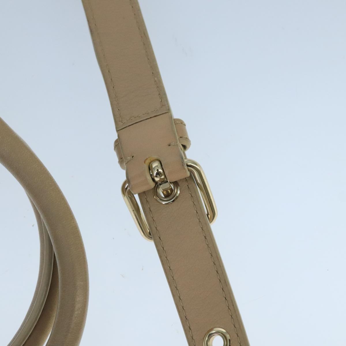 Céline Pillow Beige Leather Handbag (Pre-Owned)