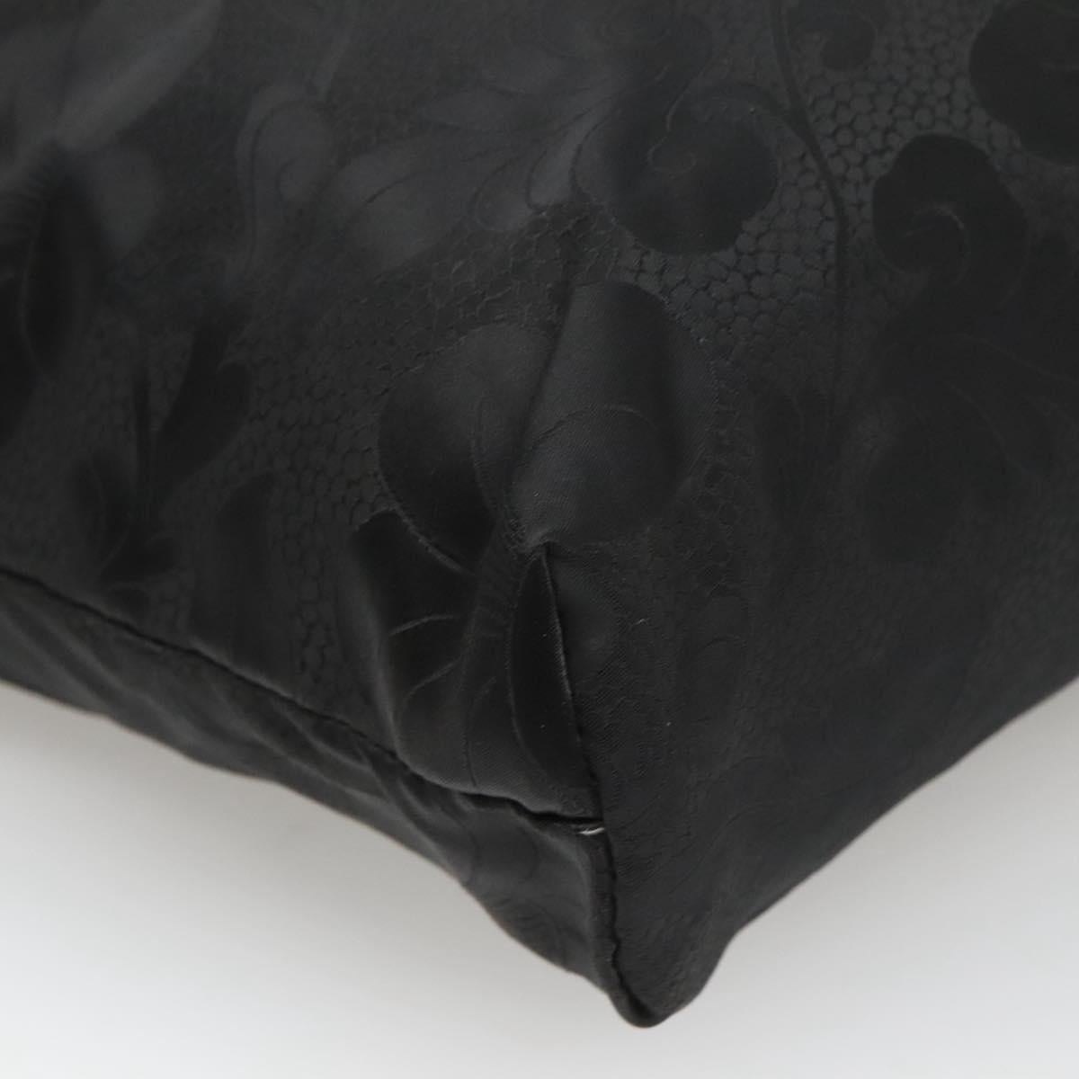 Versace Black Nylon Tote Bag (Pre-Owned)