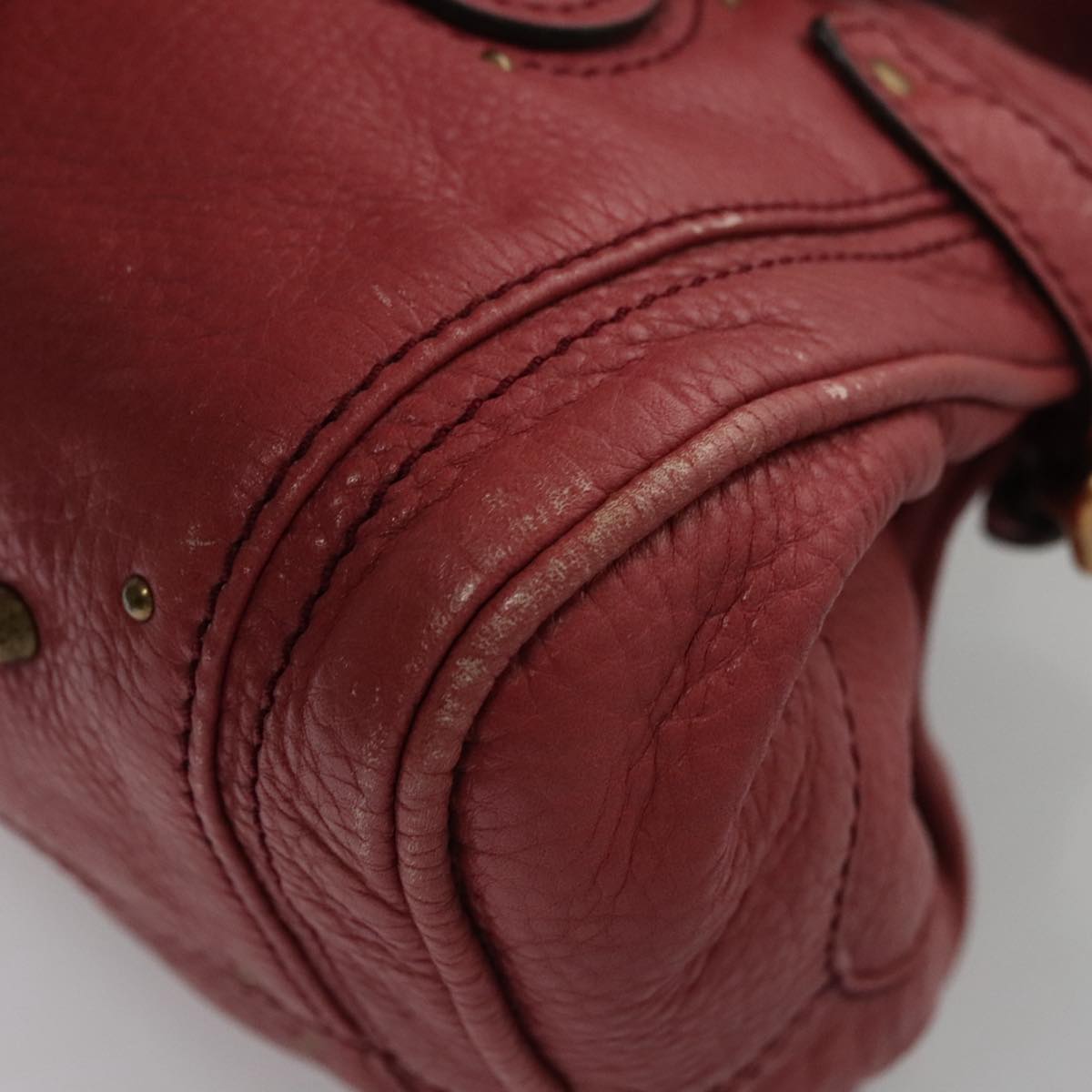 Chloé Paddington Pink Leather Handbag (Pre-Owned)