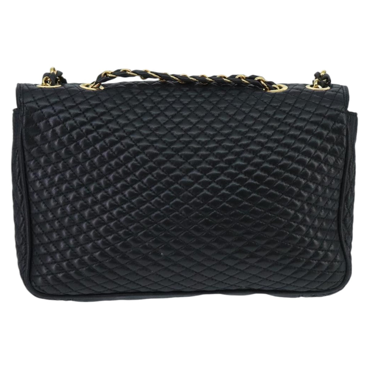 Bally Black Leather Shoulder Bag (Pre-Owned)