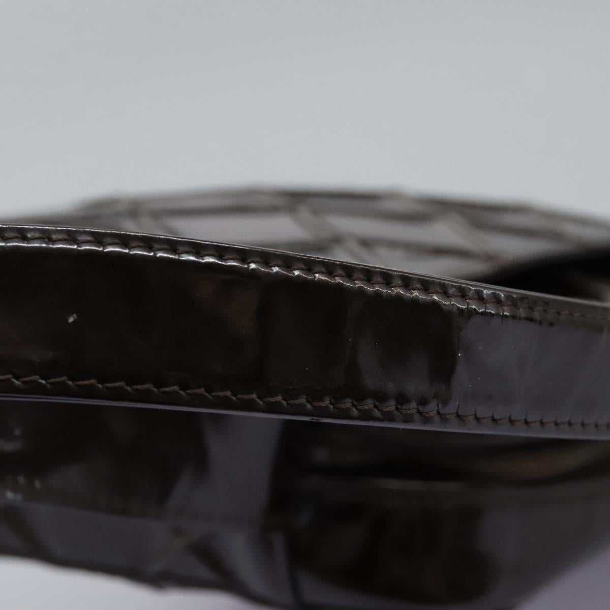 Chanel Camera Brown Patent Leather Shoulder Bag (Pre-Owned)
