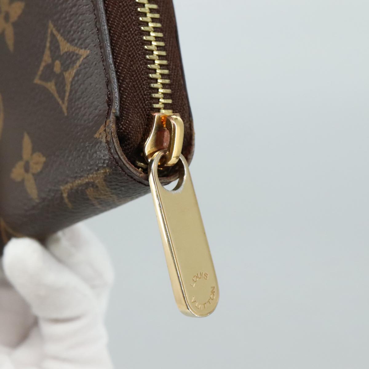 Louis Vuitton Zippy Wallet Brown Canvas Wallet  (Pre-Owned)
