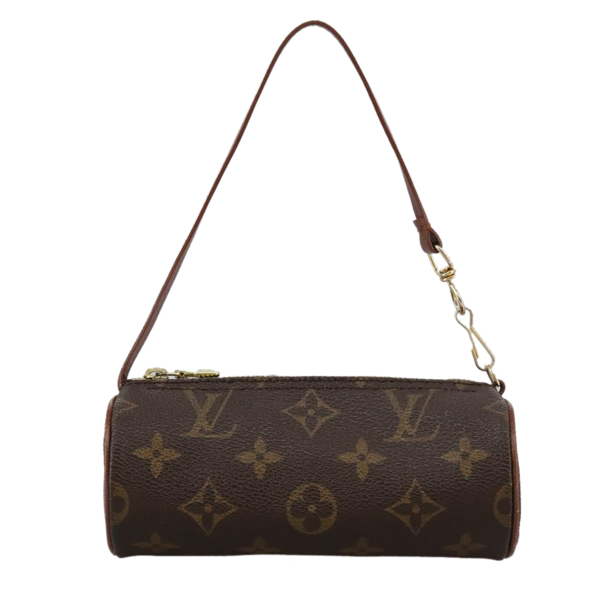 Louis Vuitton Mini Baby Papillon Brown Canvas Clutch Bag (Pre-Owned)