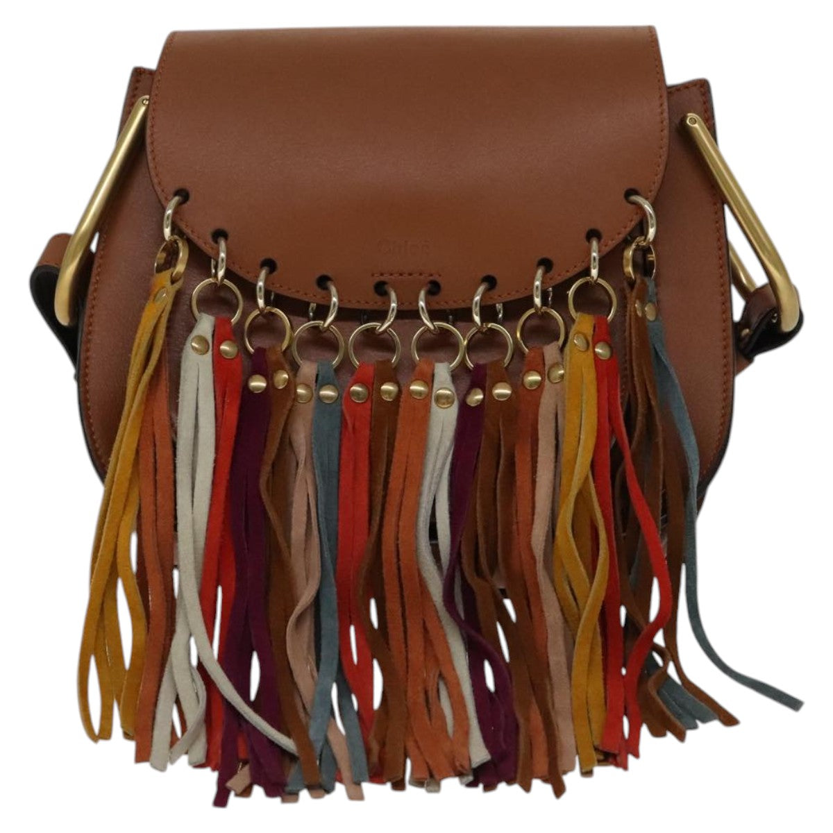 Chloé Hudson Brown Leather Shoulder Bag (Pre-Owned)
