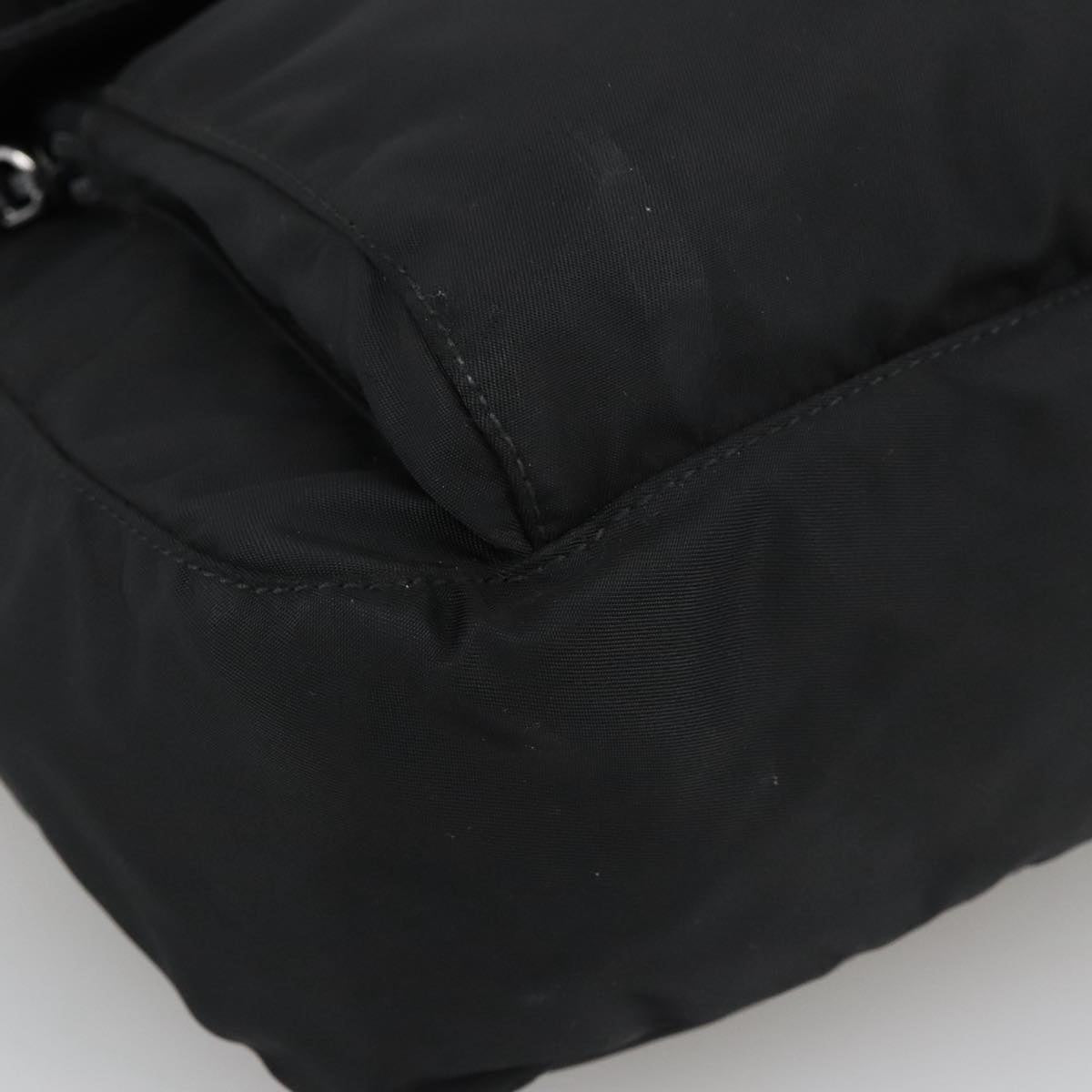 Prada Re-Nylon Black Synthetic Shoulder Bag (Pre-Owned)